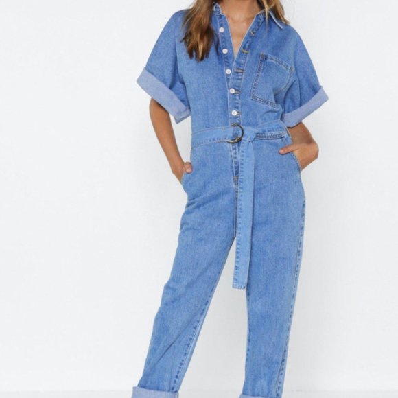 Denim Boiler Suit - Picture 1 of 7